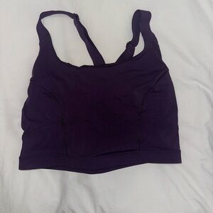 Lululemon Athletica Purple Sports Bra Racerback
